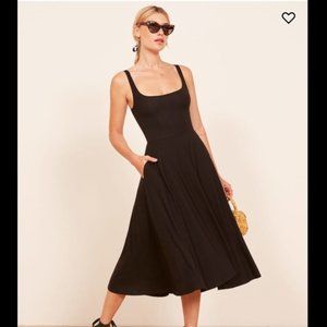 Reformation Rou Midi Dress xs NEW